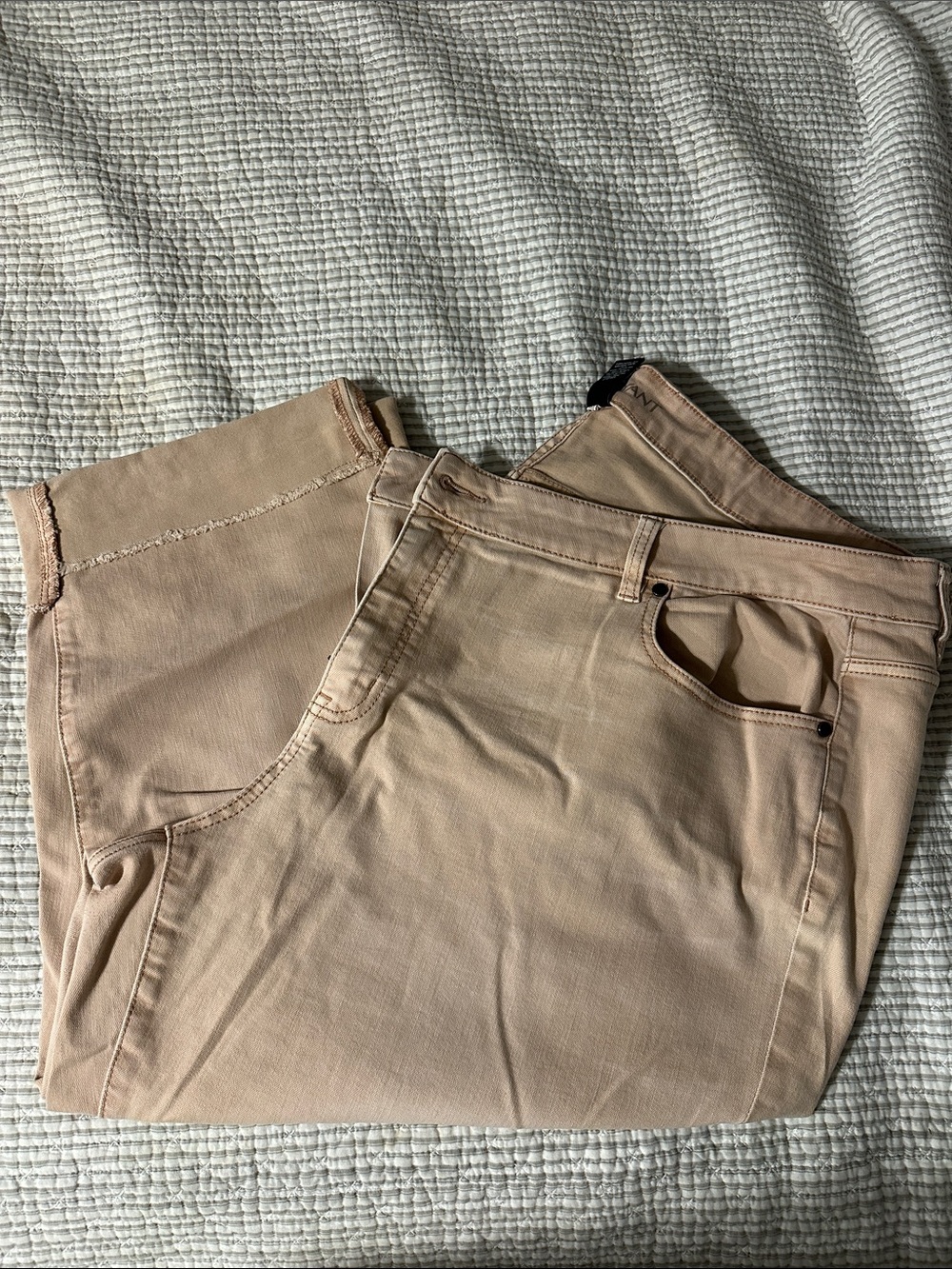 Lane Bryant Ankle & Cropped Jeans in Light Pink